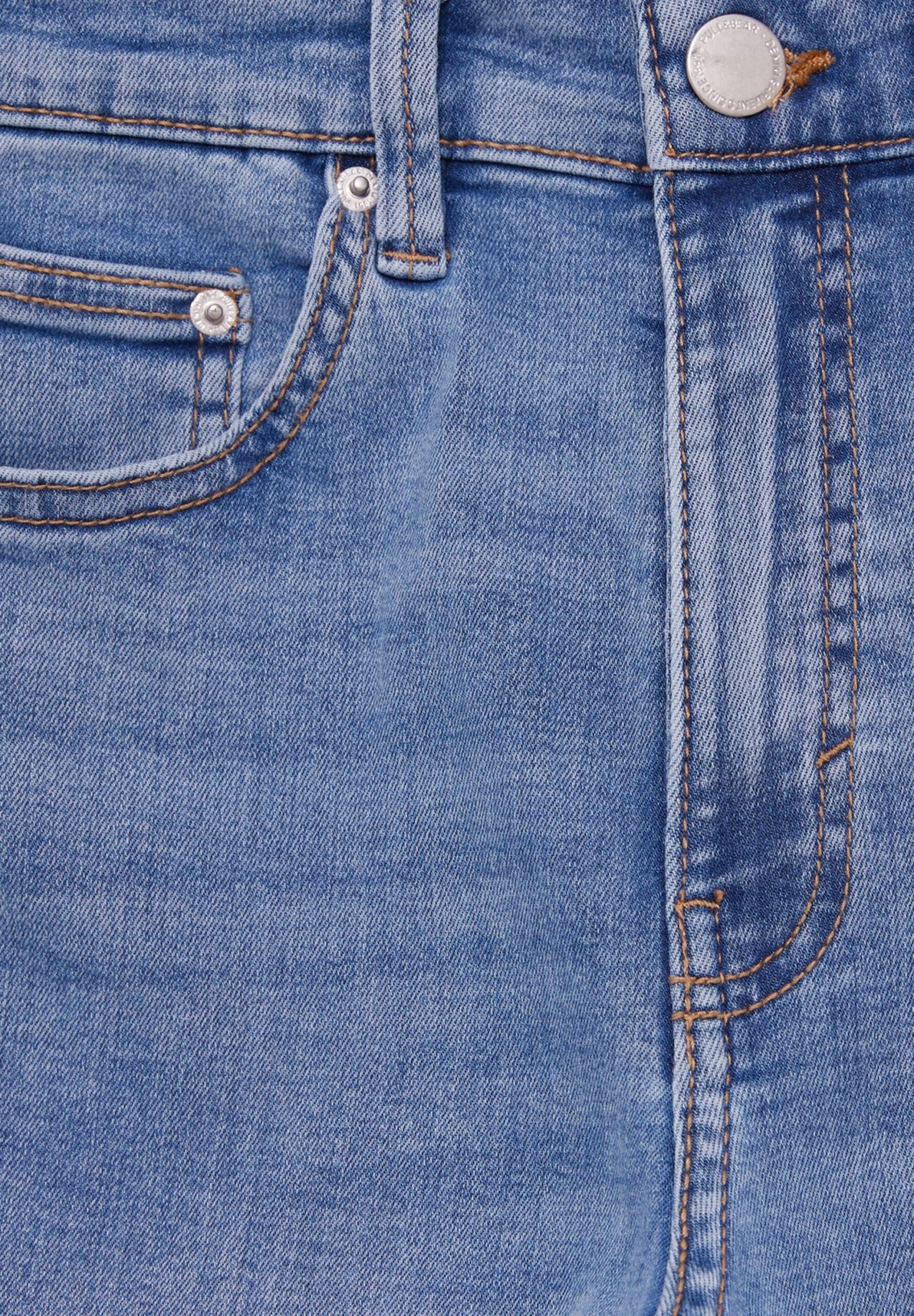 PULL & BEAR High Waisted - Jeans Skinny Fit - Blue Denim - Afbeelding 7