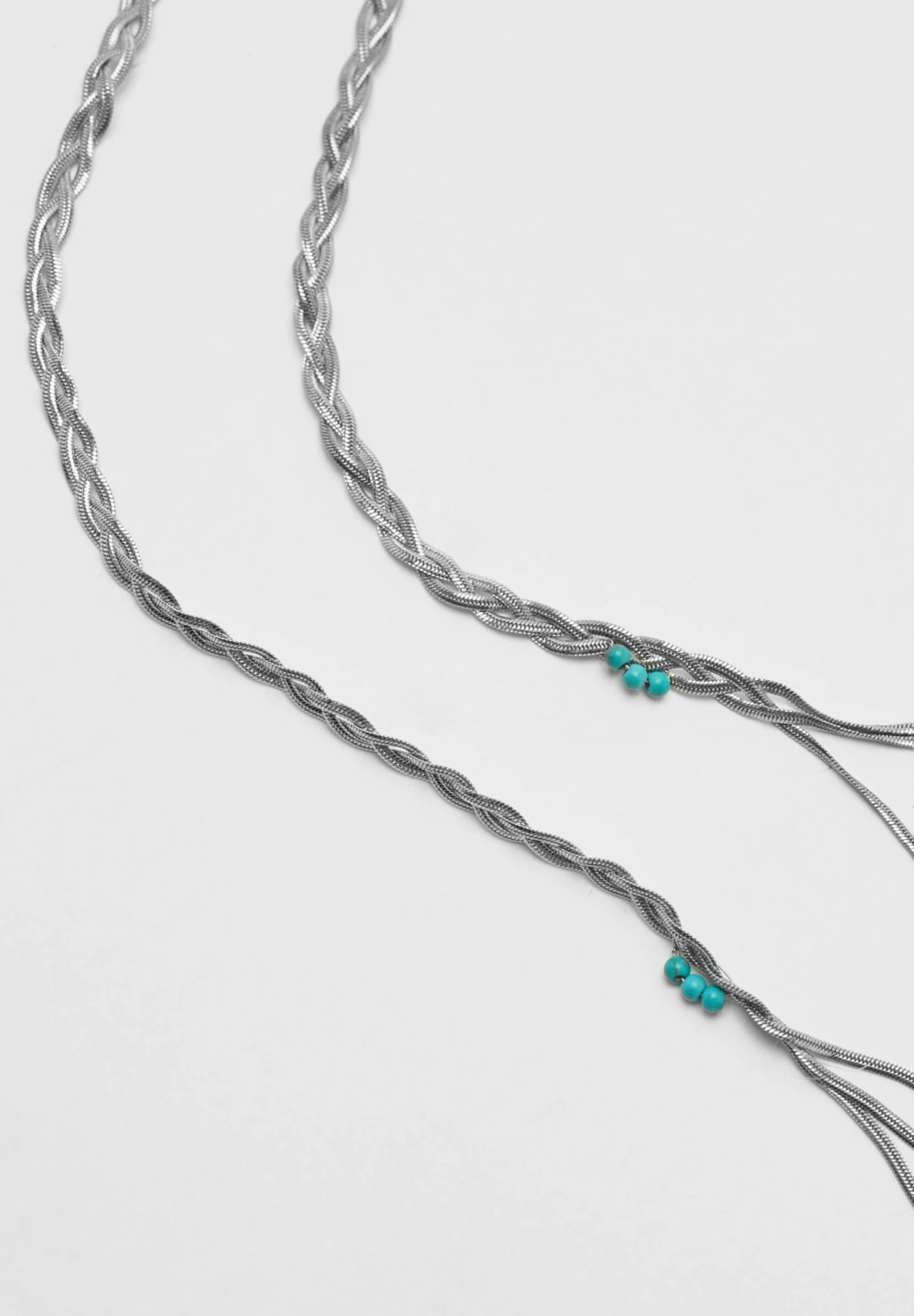 PULL & BEAR Tie- Ketting - Silver Coloured - Afbeelding 3