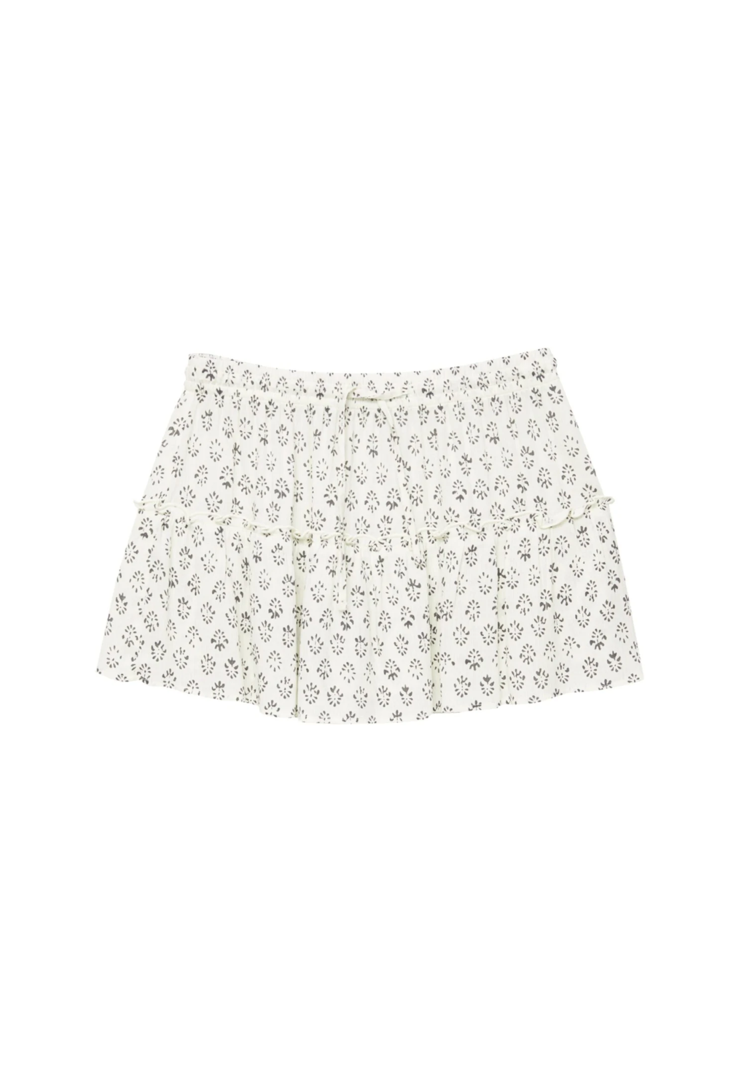 PULL & BEAR Printed - Minirok - White - Afbeelding 6