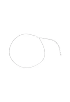 PULL & BEAR Thin Rhinestone - Tailleriem - Silver-Coloured