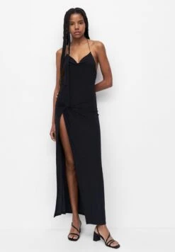 PULL & BEAR Strappy- Jurk - Black