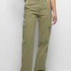 PULL & BEAR Pocket- Cargobroek - Dark Green