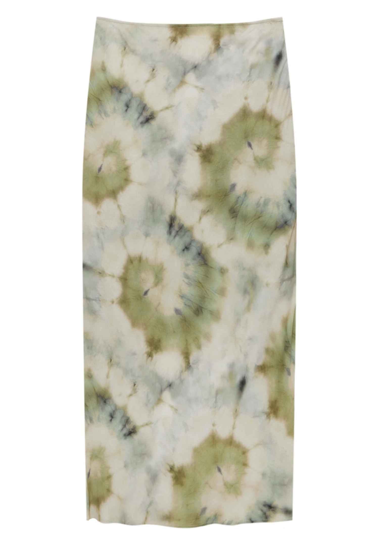 PULL & BEAR Basic Print Long - Maxirok - Green - Afbeelding 6