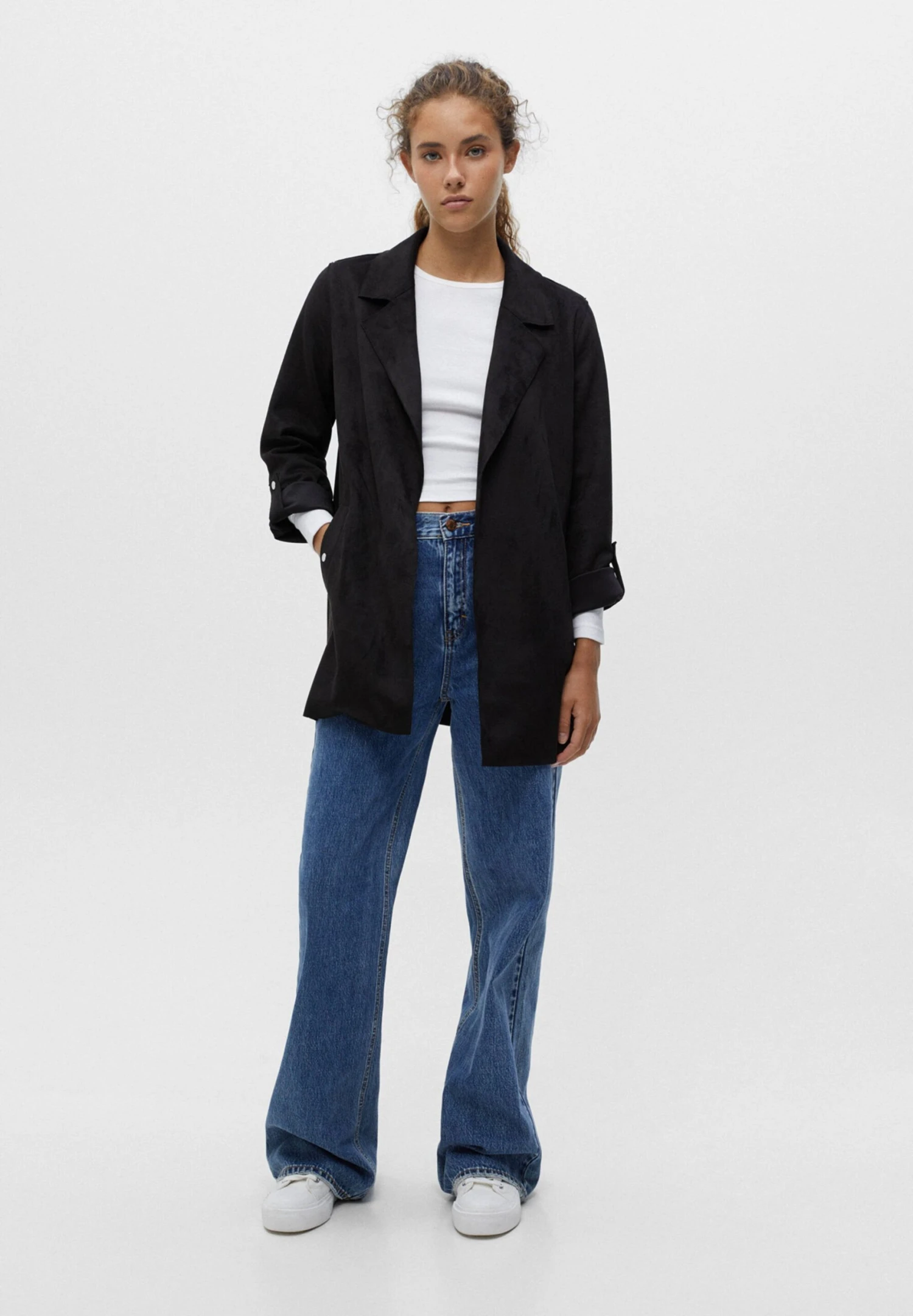 PULL & BEAR Jacket - Mantel - Black - Afbeelding 2