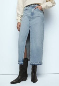 PULL & BEAR Long - Maxirok - Dark Blue