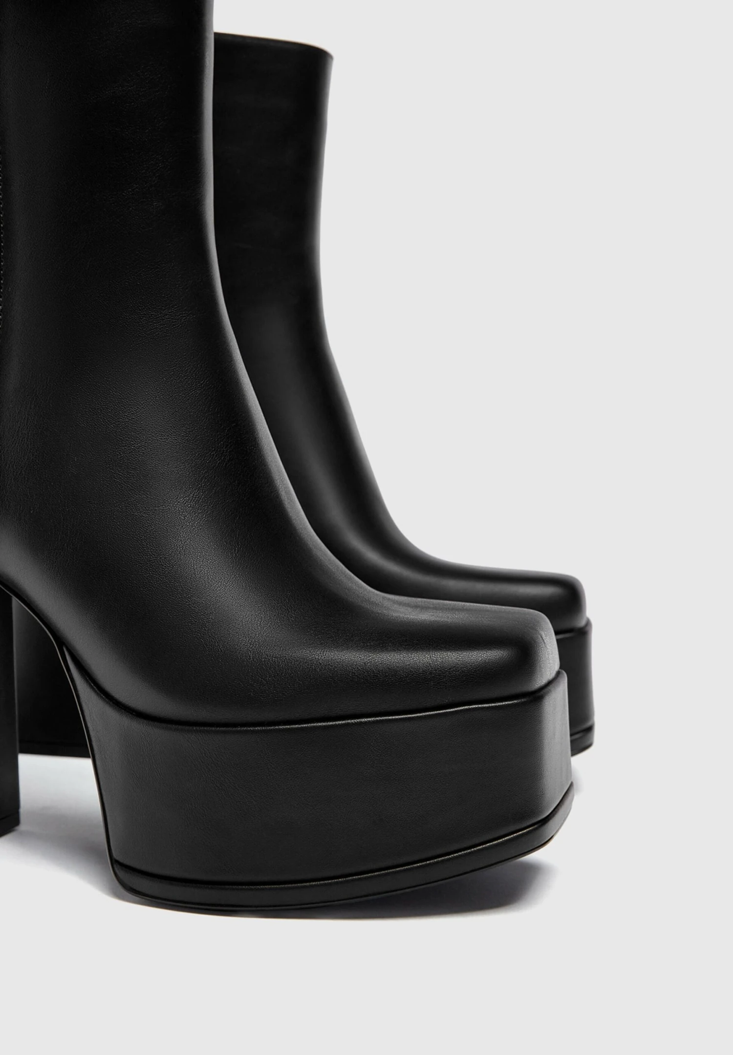 PULL & BEAR Mit Maxi Plateau - Korte Laarzen - Black - Afbeelding 5