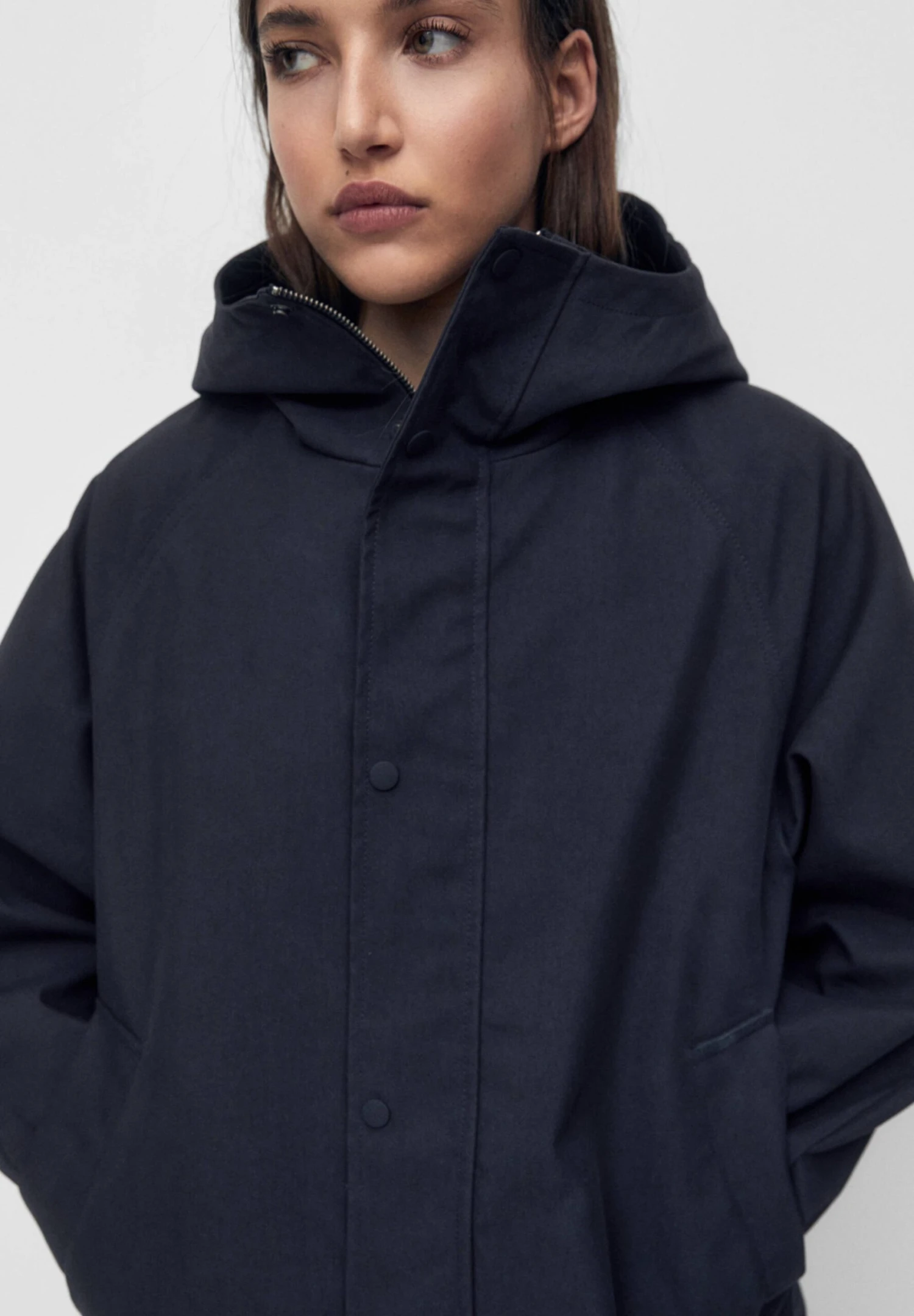 PULL & BEAR Parka - Dark Blue - Afbeelding 4