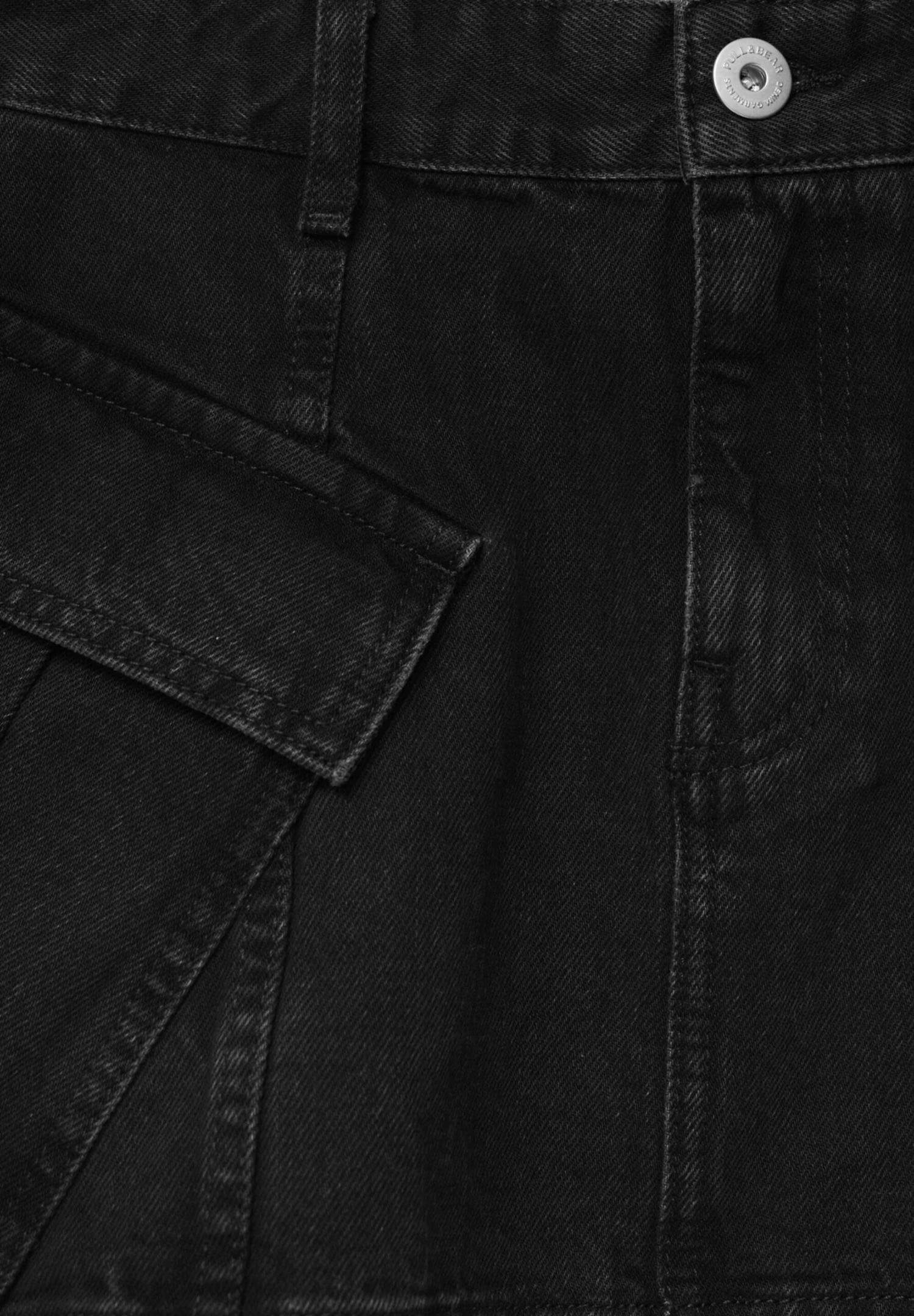 PULL & BEAR With Pockets - A-Lijn Rok - Black - Afbeelding 6