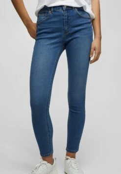 PULL & BEAR Push Up - Jeans Skinny Fit - Blue Denim