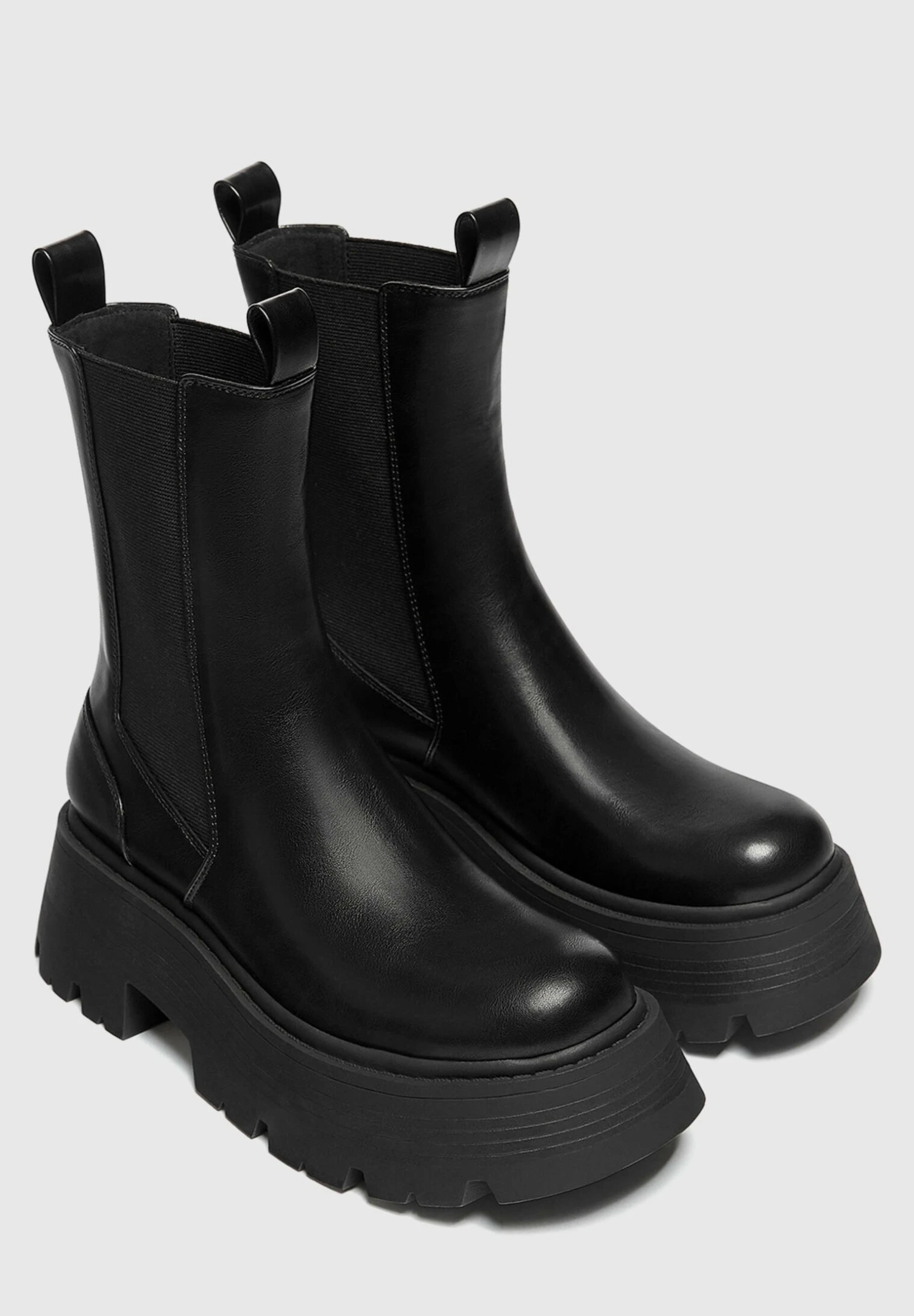 PULL & BEAR Mit Elastischen- Korte Laarzen - Black - Afbeelding 3