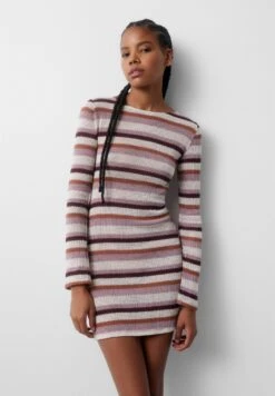 PULL & BEAR Short- Gebreide Jurk - White