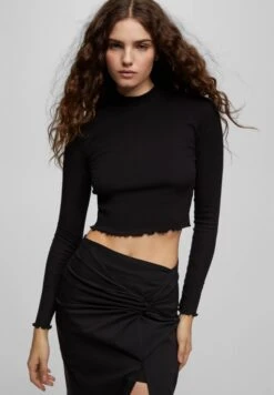 PULL & BEAR 2 Pack- Longsleeve - Black