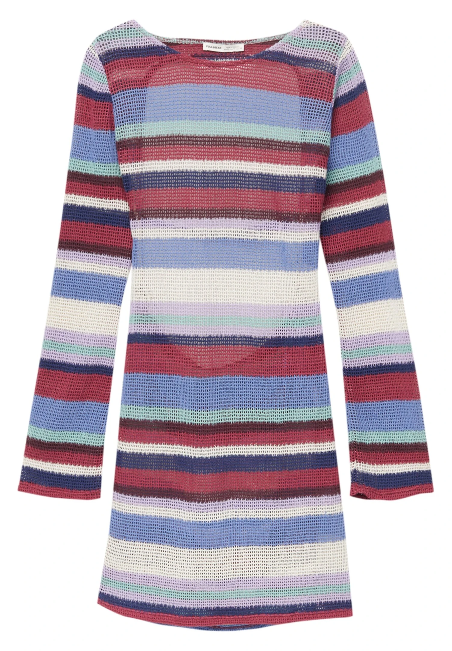 PULL & BEAR Short- Gebreide Jurk - Blue - Afbeelding 5