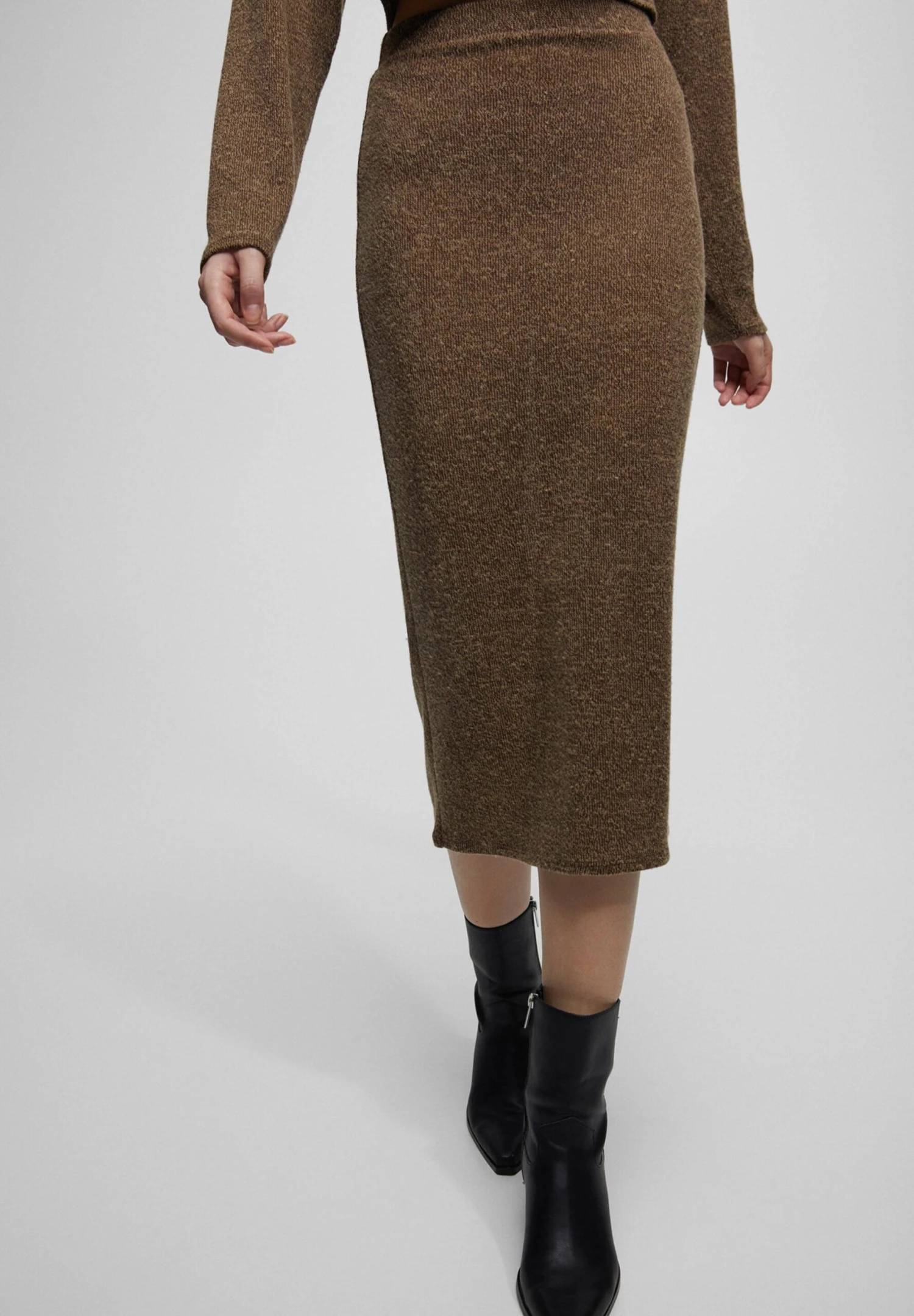 PULL & BEAR Soft - Kokerrok - Brown