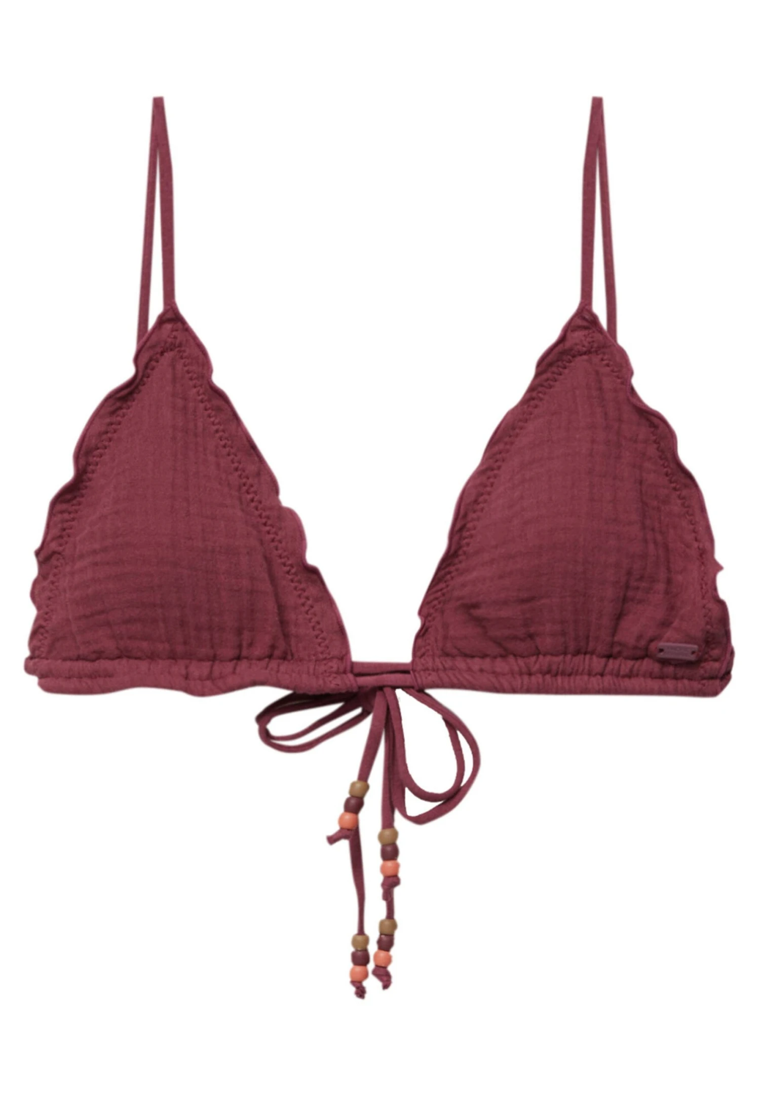 PULL & BEAR Wavy - Bikinitop - Berry - Afbeelding 4
