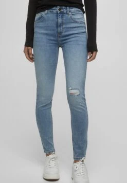 PULL & BEAR Push Up- Jeans Skinny Fit - Stone Blue Denim