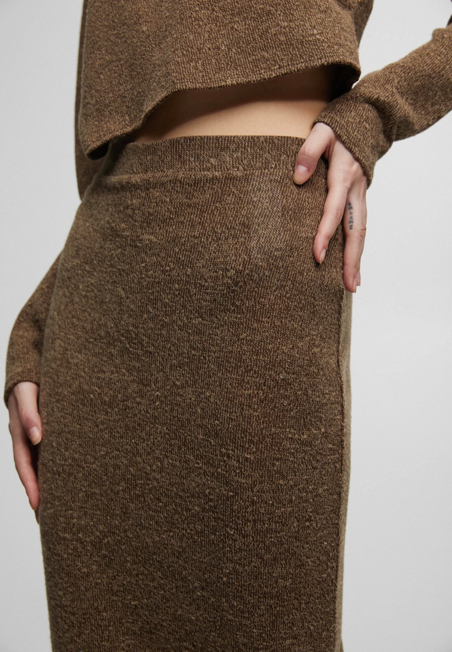 PULL & BEAR Soft - Kokerrok - Brown - Afbeelding 4