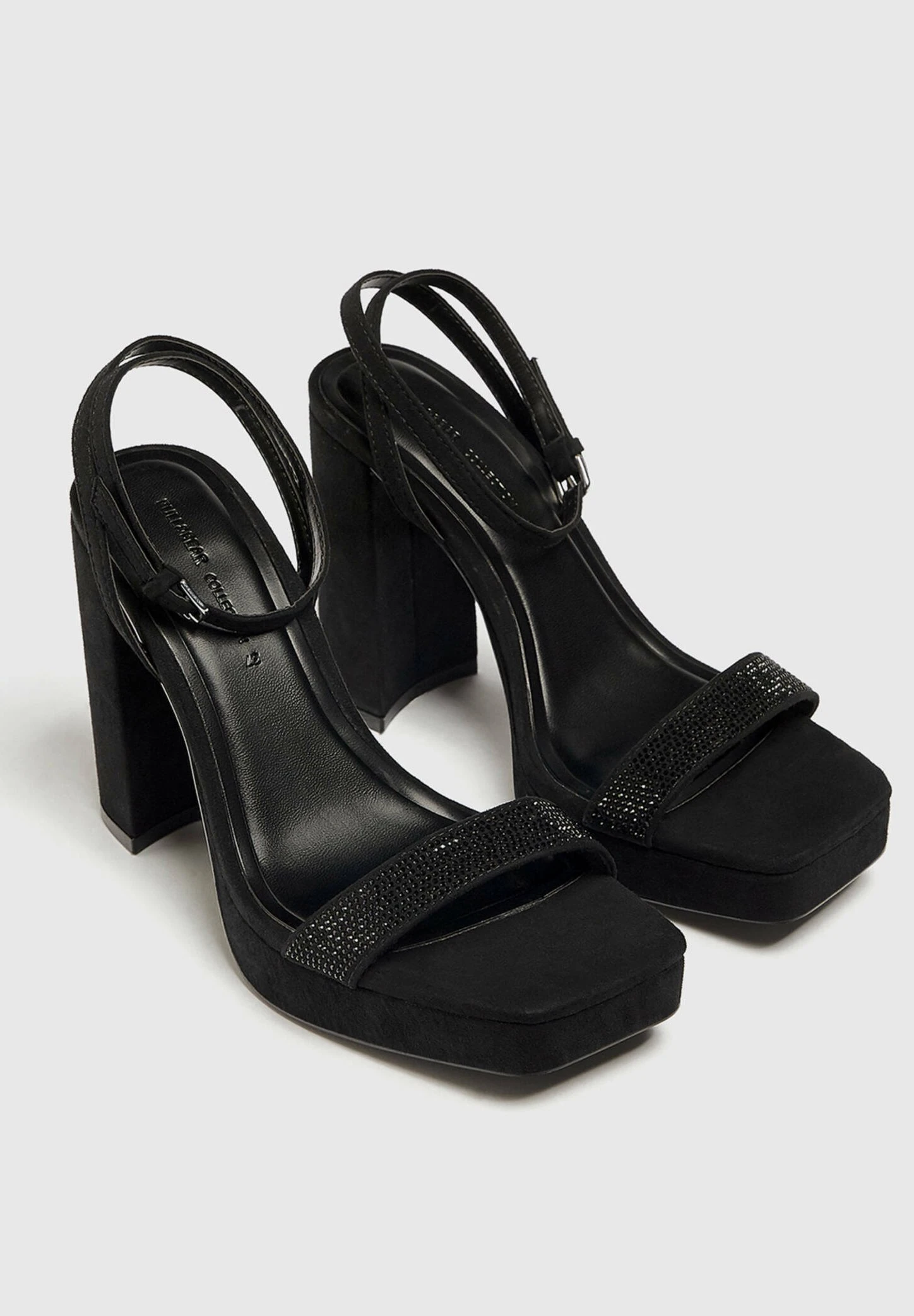 PULL & BEAR Sandalen Met Hoge Hak - Black - Afbeelding 2