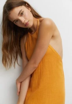 PULL & BEAR Long- Maxi-Jurk - Orange