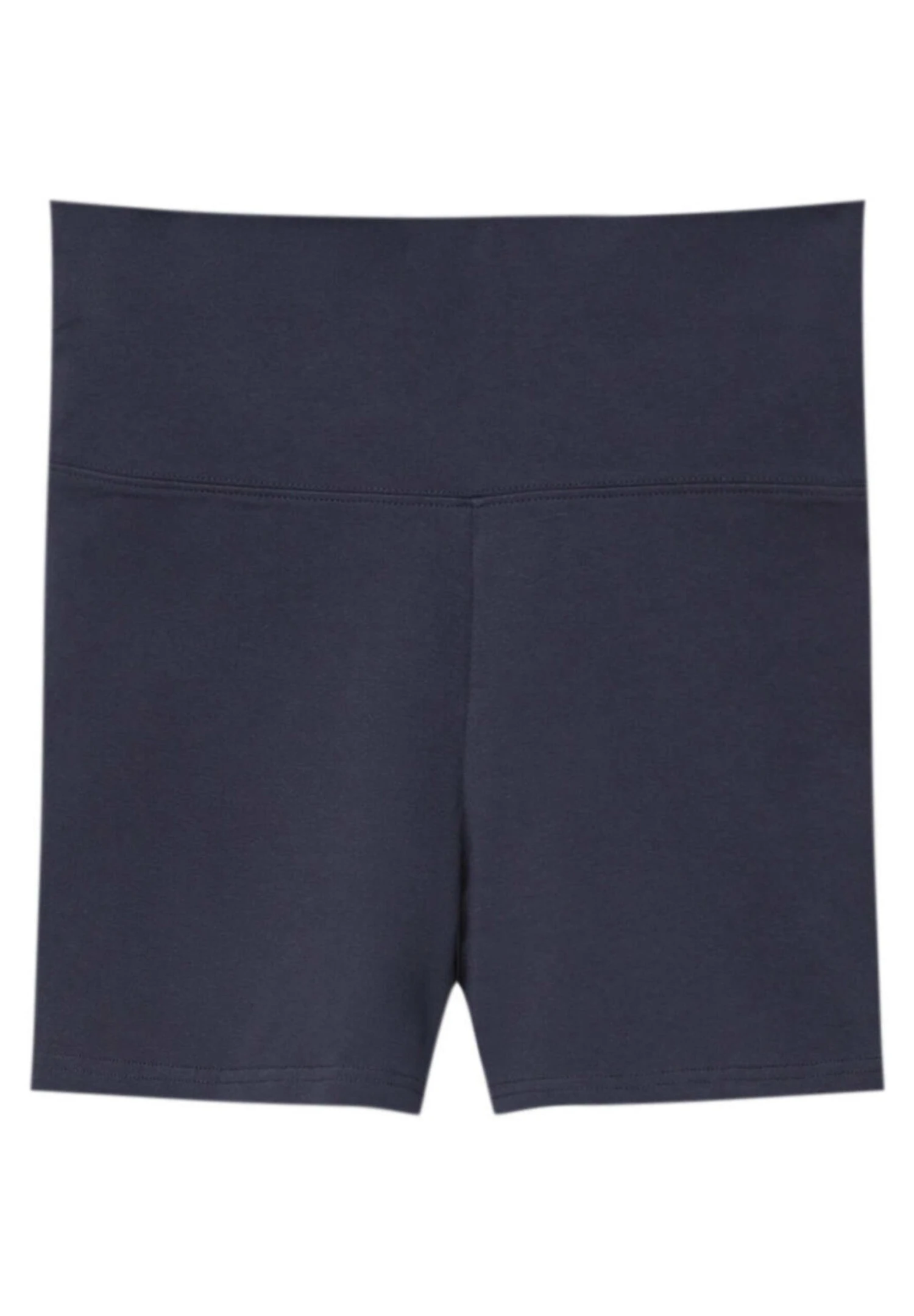 PULL & BEAR Cycling With Turn Up Waist - Shorts - Dark Blue - Afbeelding 5