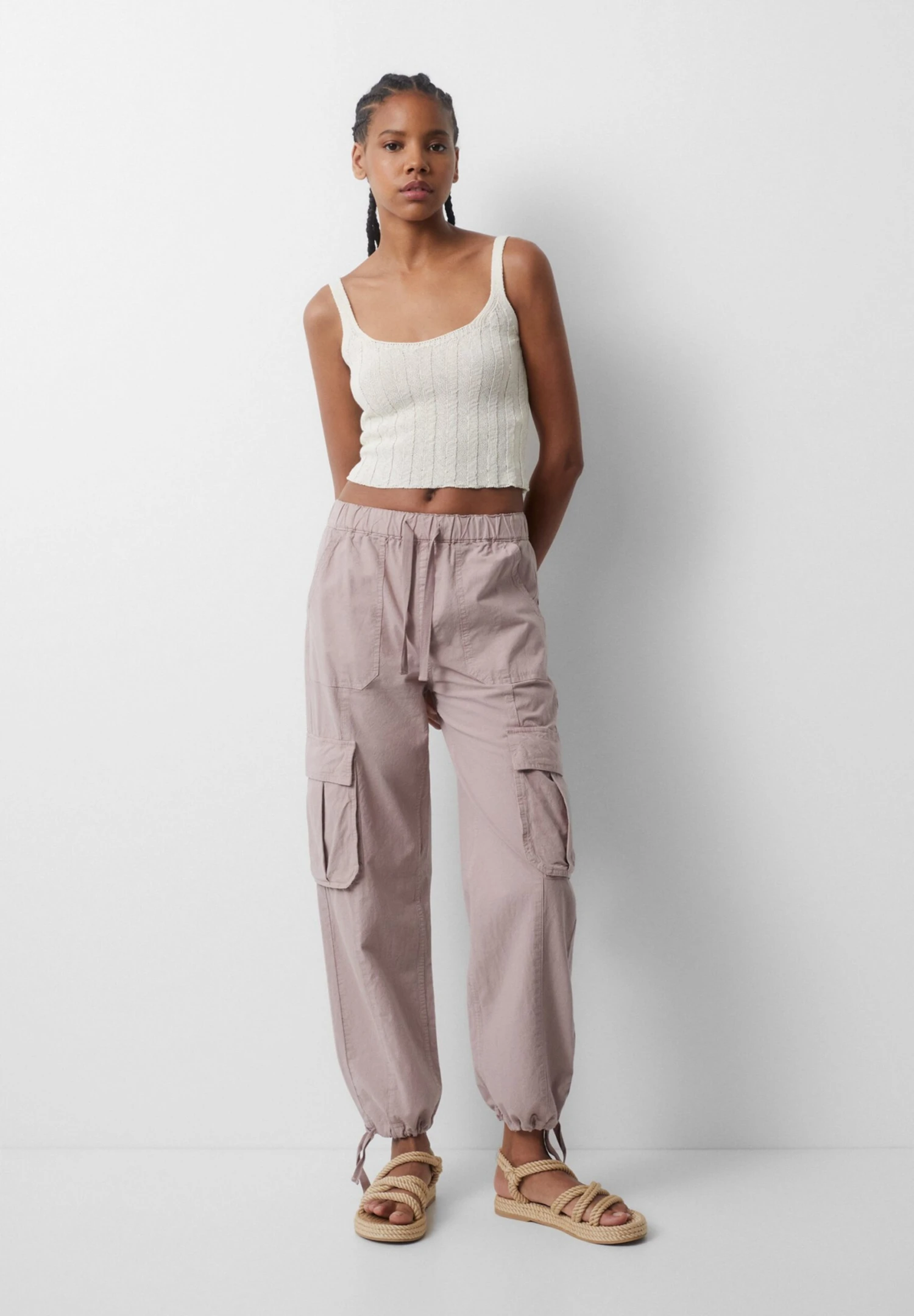 PULL & BEAR Rustic - Cargobroek - Grey - Afbeelding 2