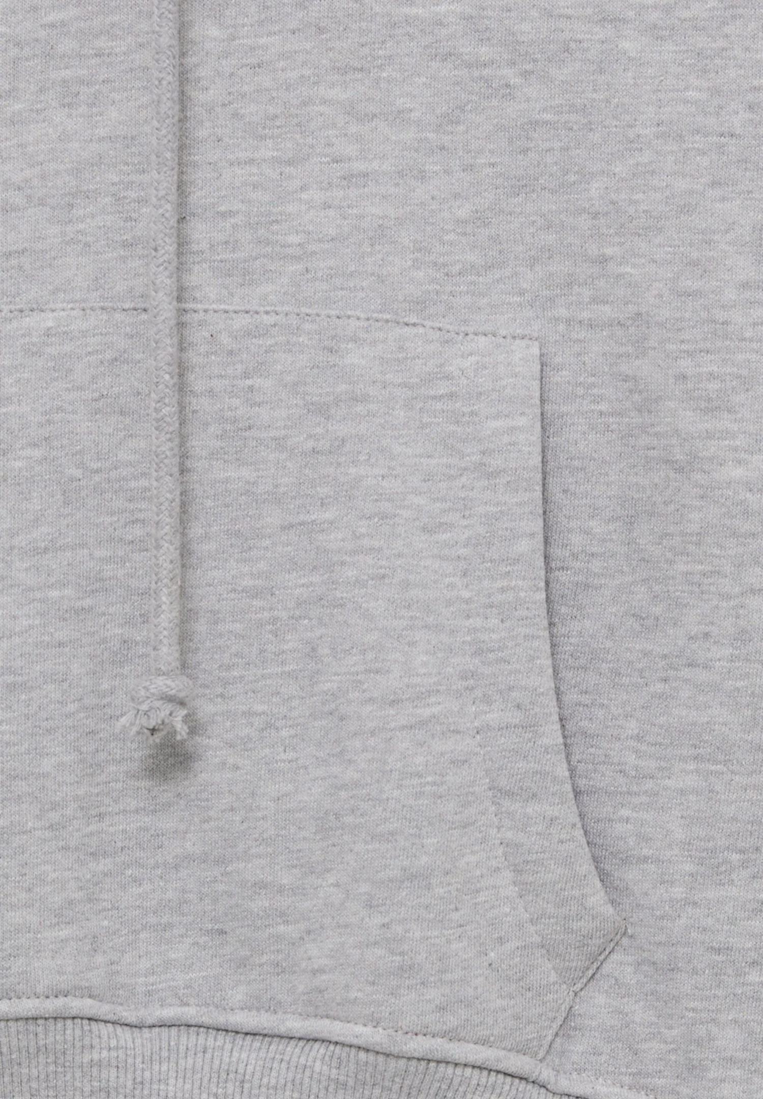 PULL & BEAR Cropped - Hoodie - Mottled Grey - Afbeelding 6