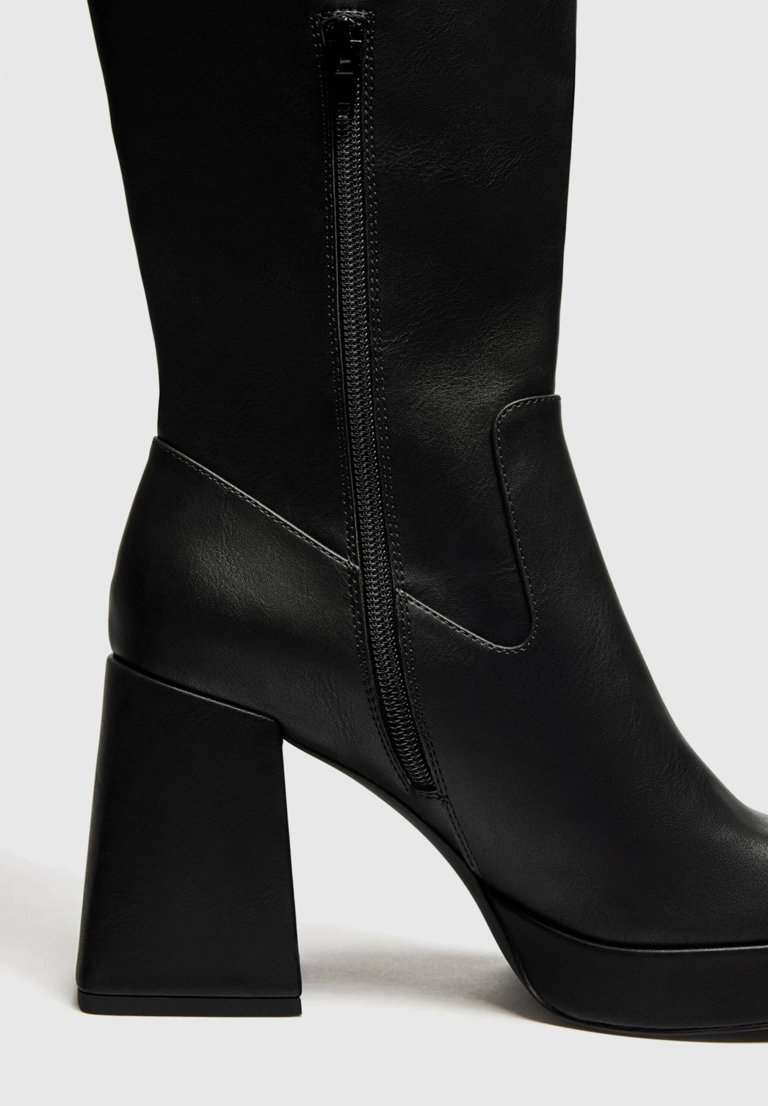 PULL & BEAR Laarzen Met Hoge Hak - Black - Afbeelding 5