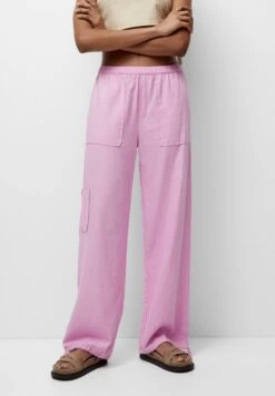 PULL & BEAR Loose-Fitting- Broek - Pink