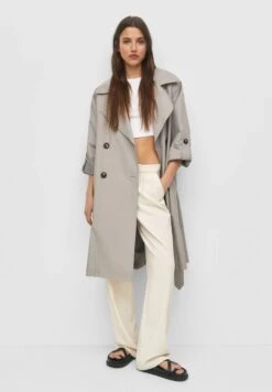 PULL & BEAR Trenchcoat - Grey