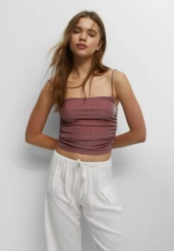 PULL & BEAR Party - Top - Berry