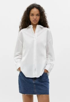 PULL & BEAR Overhemdblouse - White