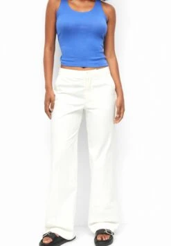 PULL & BEAR Darted Smart - Broek - White
