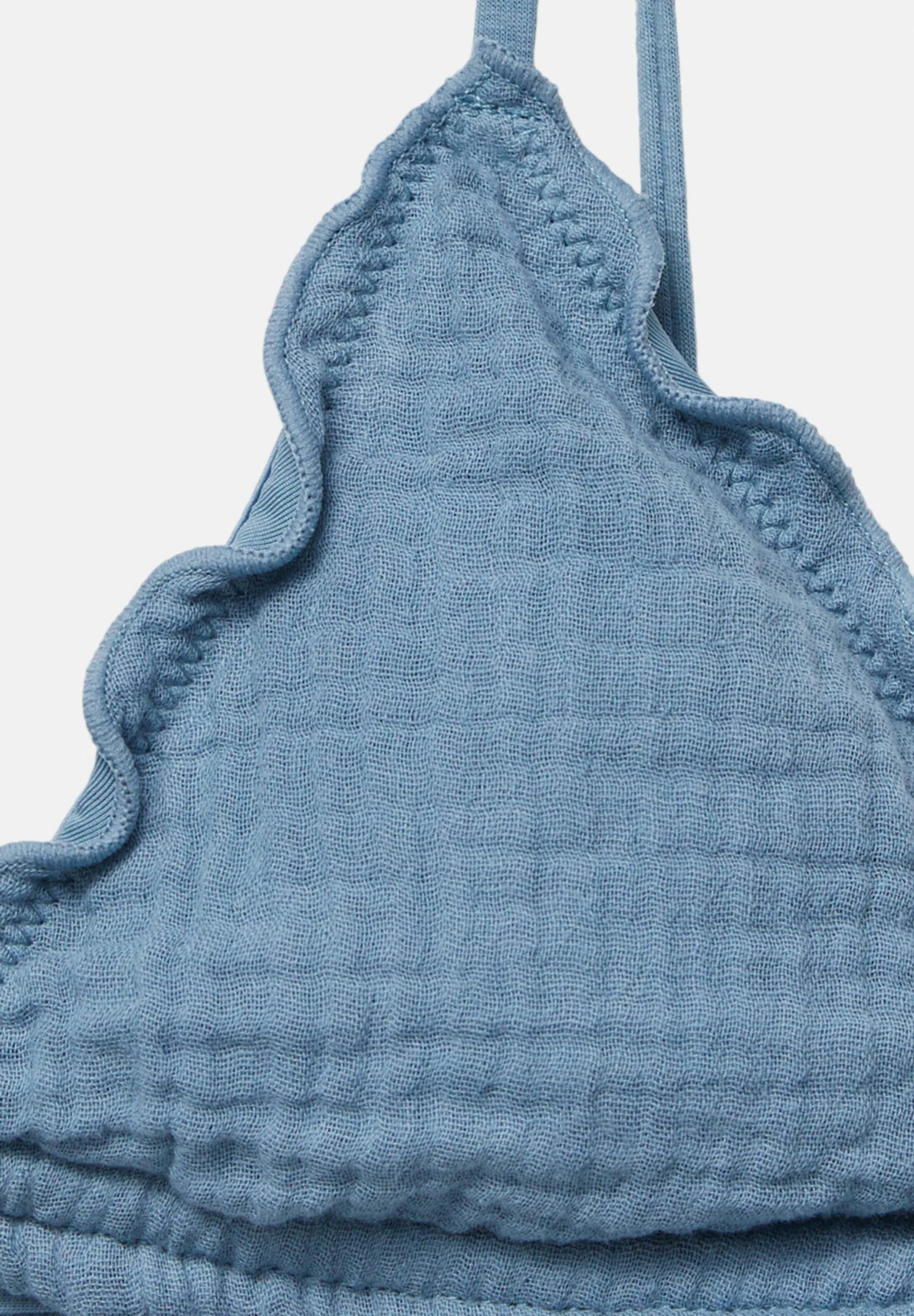 PULL & BEAR Wavy - Bikinitop - Blue - Afbeelding 5