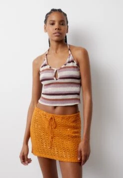 PULL & BEAR Halter Neck - Top - White