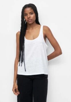 PULL & BEAR Rustic Strappy - Top - White