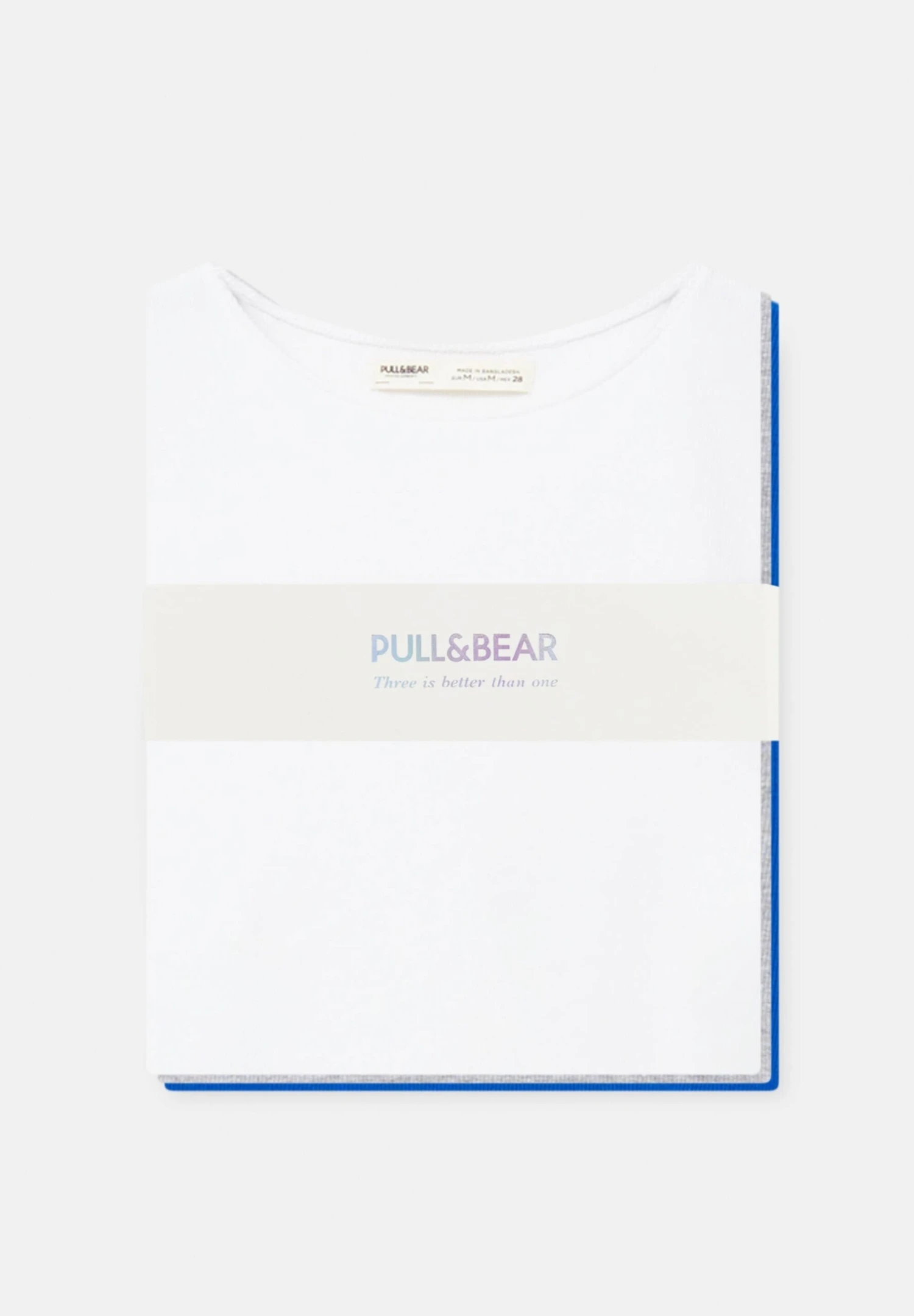 PULL & BEAR Basic 3 Pack - Top - Grey - Afbeelding 5
