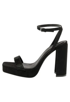 PULL & BEAR Sandalen Met Hoge Hak - Black