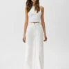 PULL & BEAR Flared Jeans - White