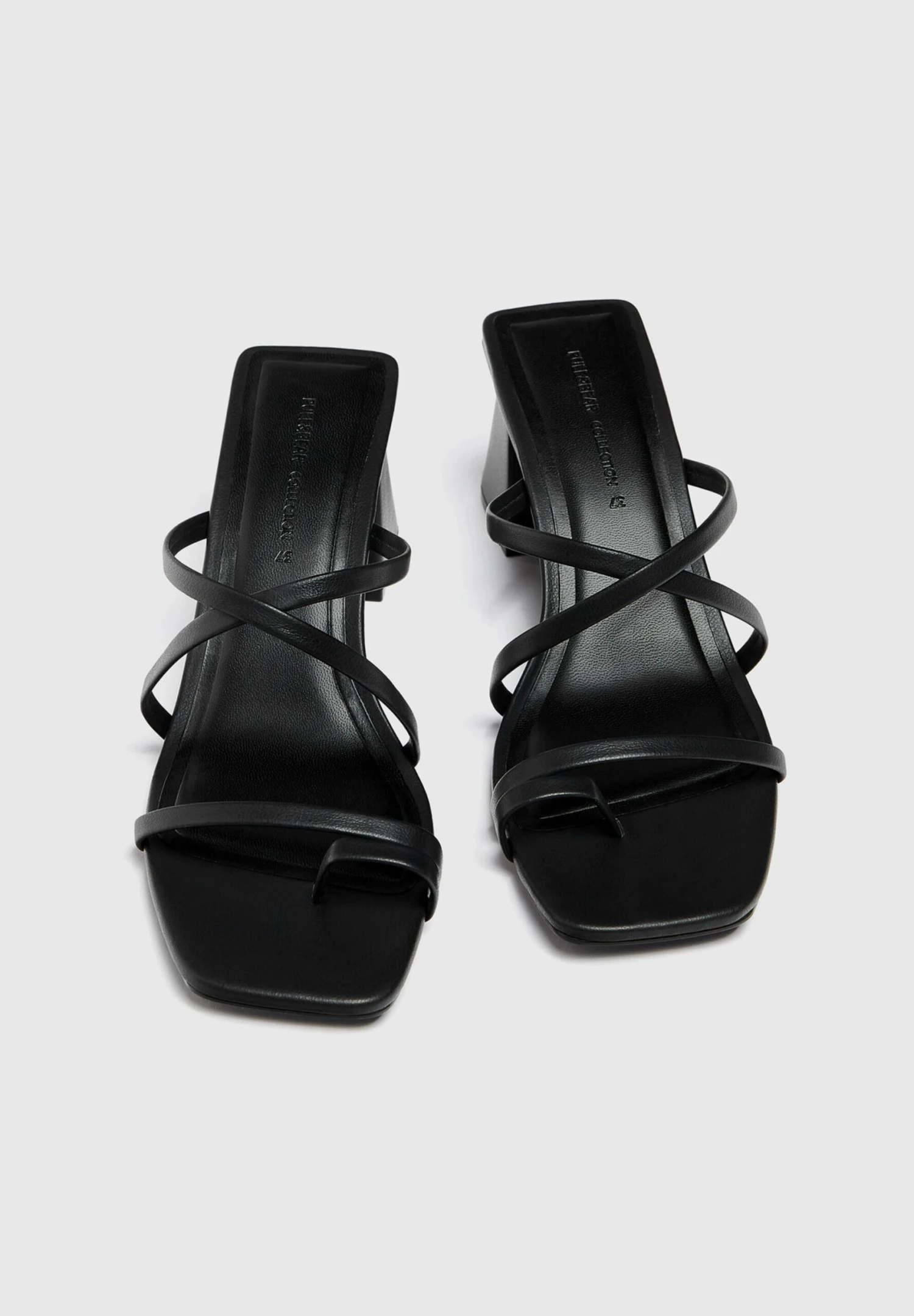 PULL & BEAR With Straps - Sandalen - Black - Afbeelding 4