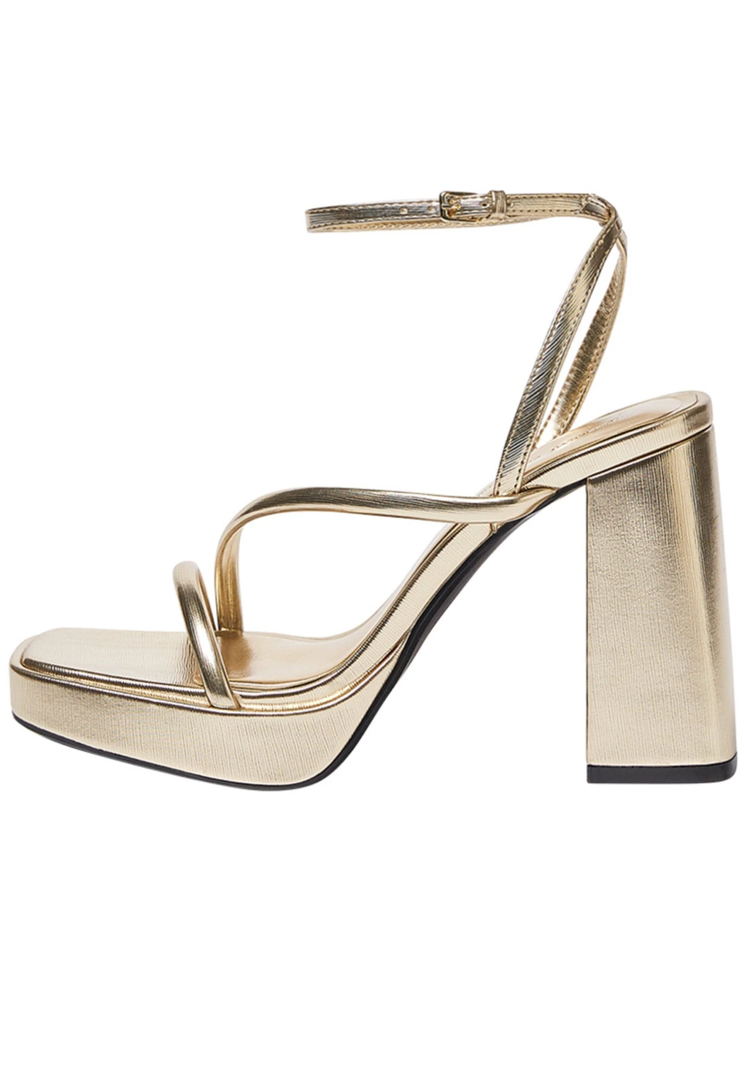 PULL & BEAR Sandalen Met Plateauzool - Gold Coloured - Afbeelding 2