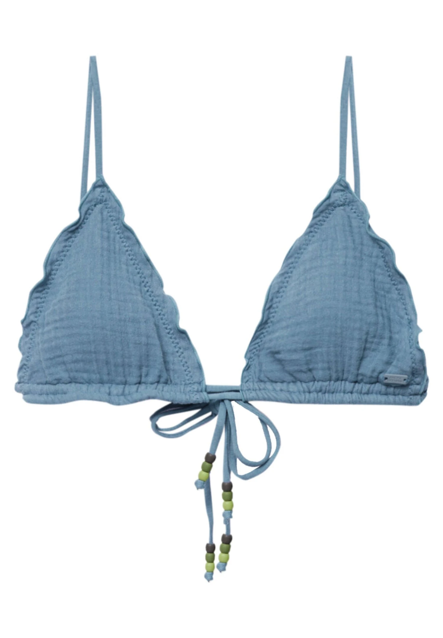 PULL & BEAR Wavy - Bikinitop - Blue - Afbeelding 4