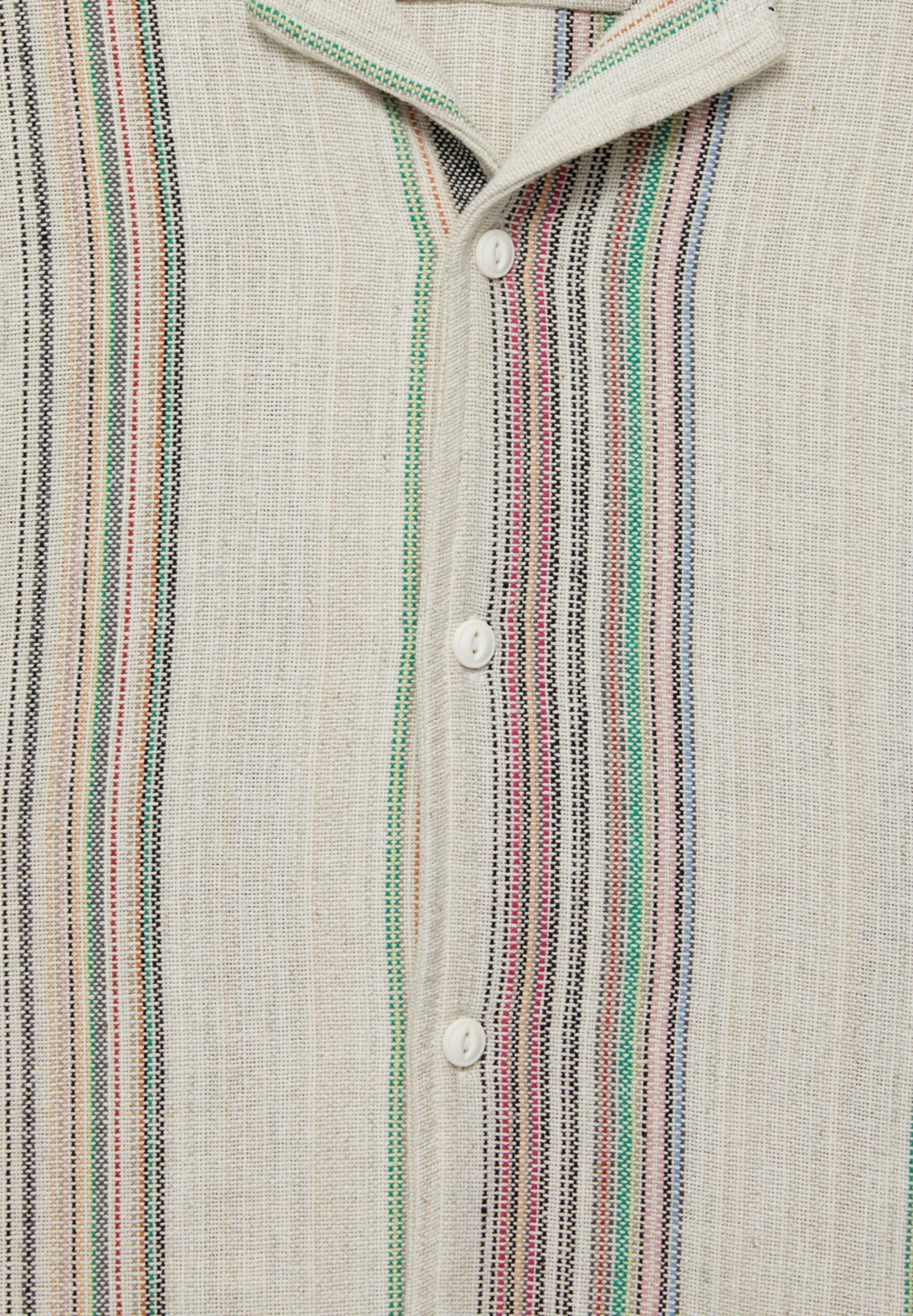 PULL & BEAR Short Sleeve Rustic - Overhemd - Beige - Afbeelding 7