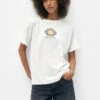 PULL & BEAR Short Sleeve - T-Shirt Print - White