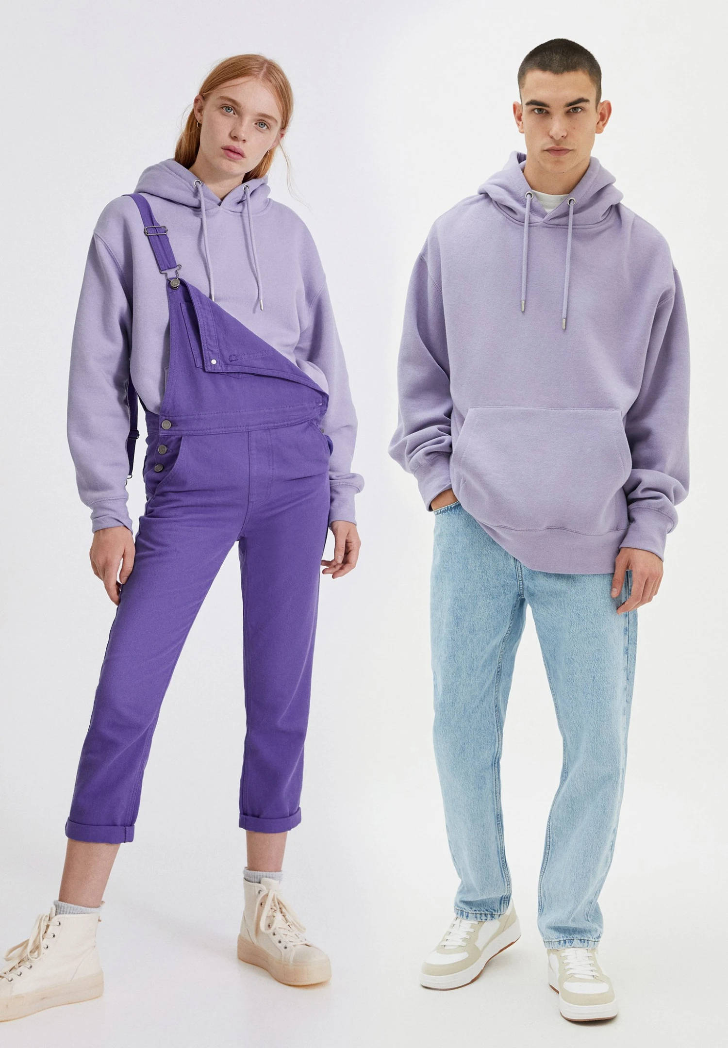 PULL & BEAR Hoodie - Mauve