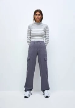 PULL & BEAR Cargobroek - Dark Grey