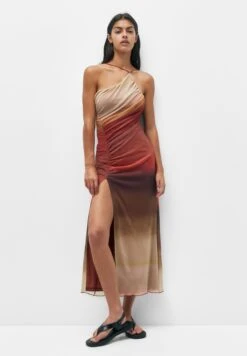 PULL & BEAR Long - Maxi-Jurk - Brown