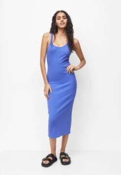 PULL & BEAR Basic Midi - Jerseyjurk - Blue