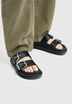 PULL & BEAR Muiltjes Met Hak - Black