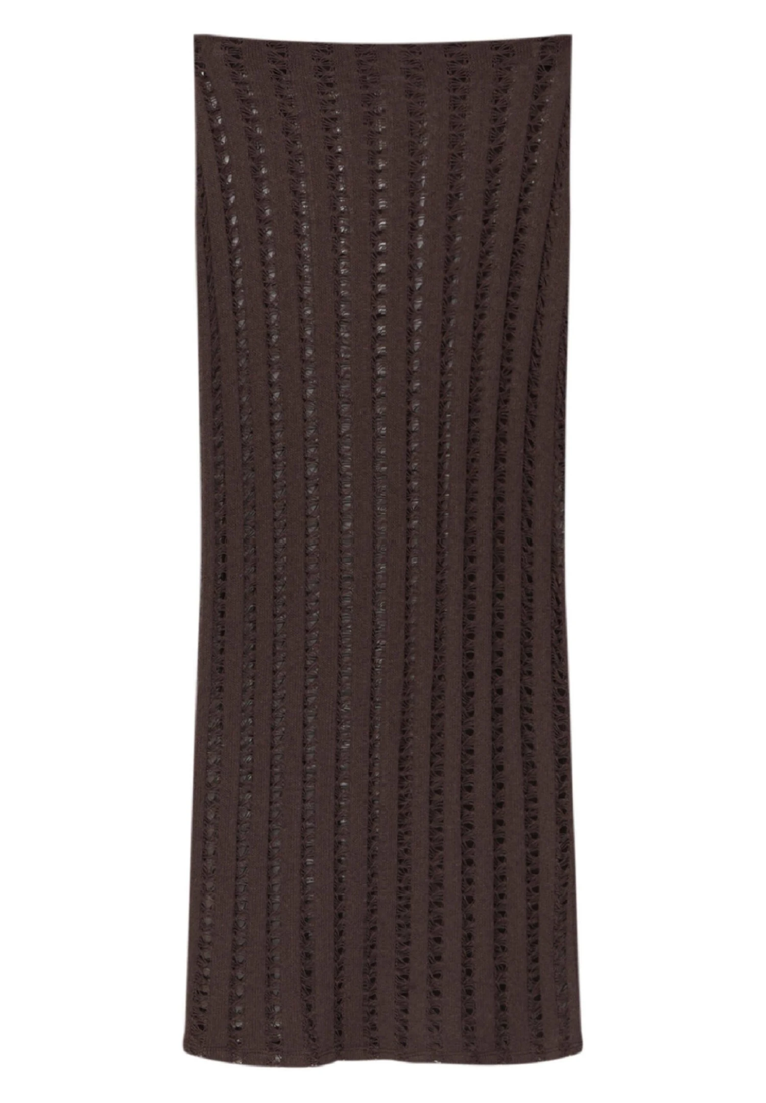 PULL & BEAR Maxirok - Dark Brown - Afbeelding 5