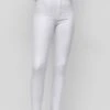 PULL & BEAR High-Waist - Jeans Skinny Fit - White
